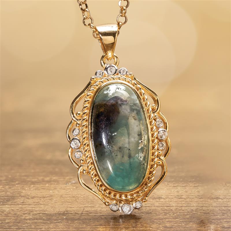 Endless Wonder Aquaprase Pendant